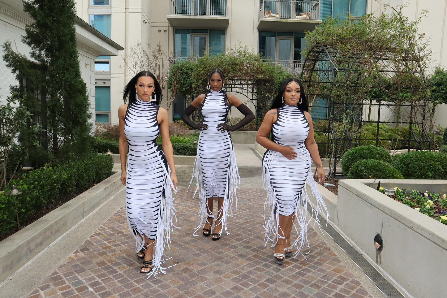 Classy fringe dress